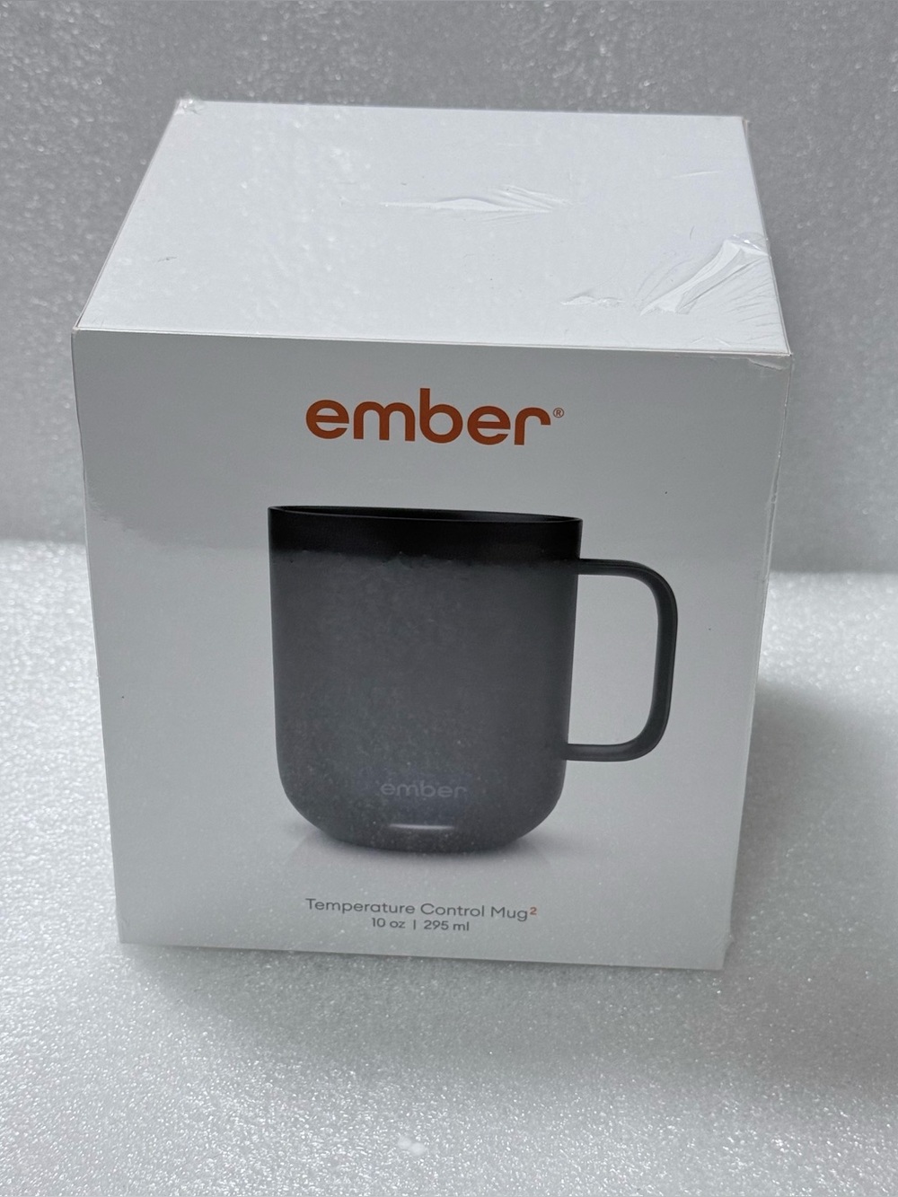 Ember Mug 2 ,10z Temperature Control Smart Mug Black: Stainless Steel & Ceramic
